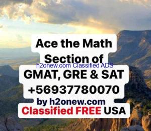 Ace the Math Section of GMAT, GRE & SAT New Mexico USA +56937780070