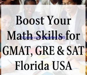 Boost Your Math Skills for GMAT, GRE & SAT Florida USA in Spanish using official English prep ma